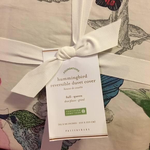 Humming bird reversible duvet cover full-queen - Picture 2 of 5